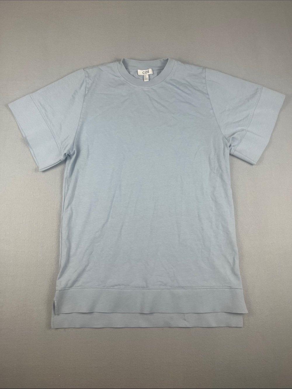 COS Pale Blue Short Sleeve T-shirt Dress
Size: XS